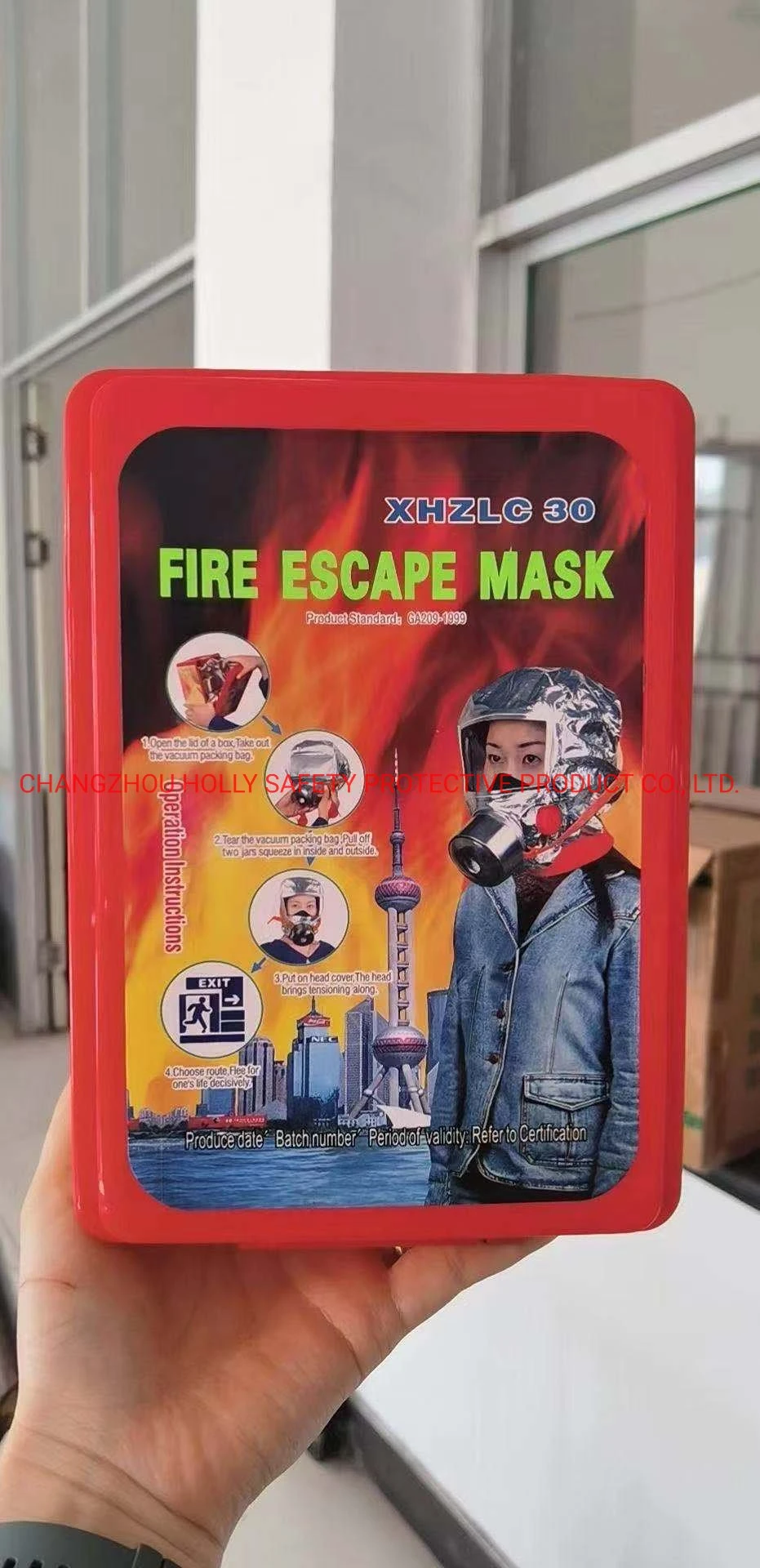 PPE - Emergency Fire Escape Mask - Personal Protective Equipment for Fire Escape