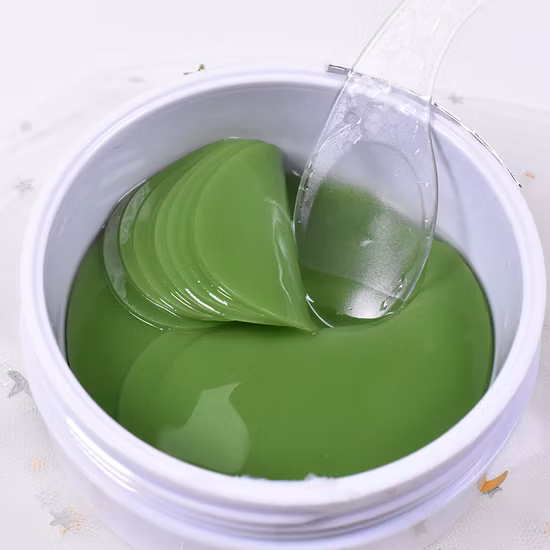 スキンケアくま除去海藻天然コラーゲンコールドモイストパッチアイマスクジェルパッドハーブハイドロゲルパッチ 30 ペア/ボトル